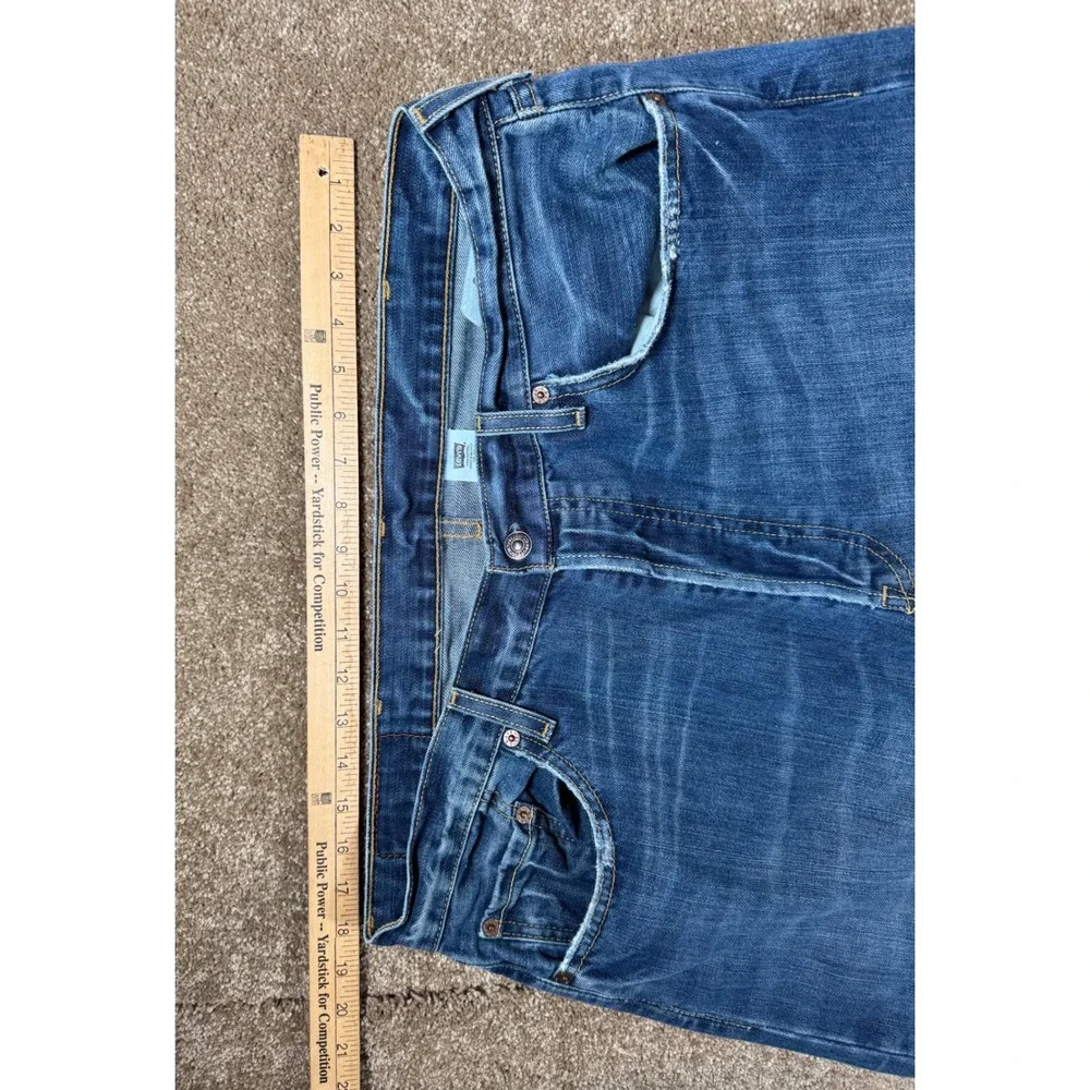 Levi's 501 Button Fly Jeans Mens Blue Denim Straight Leg Size‎ 38x34 Vintage Y2K